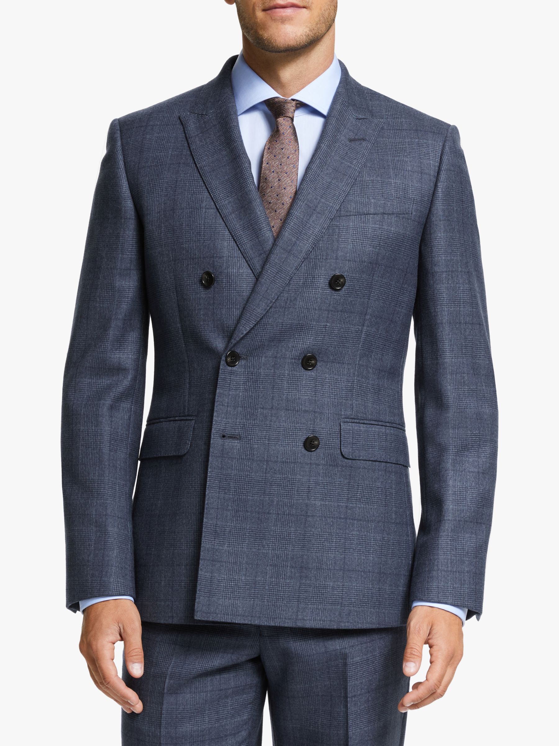 Check double deals breasted suit