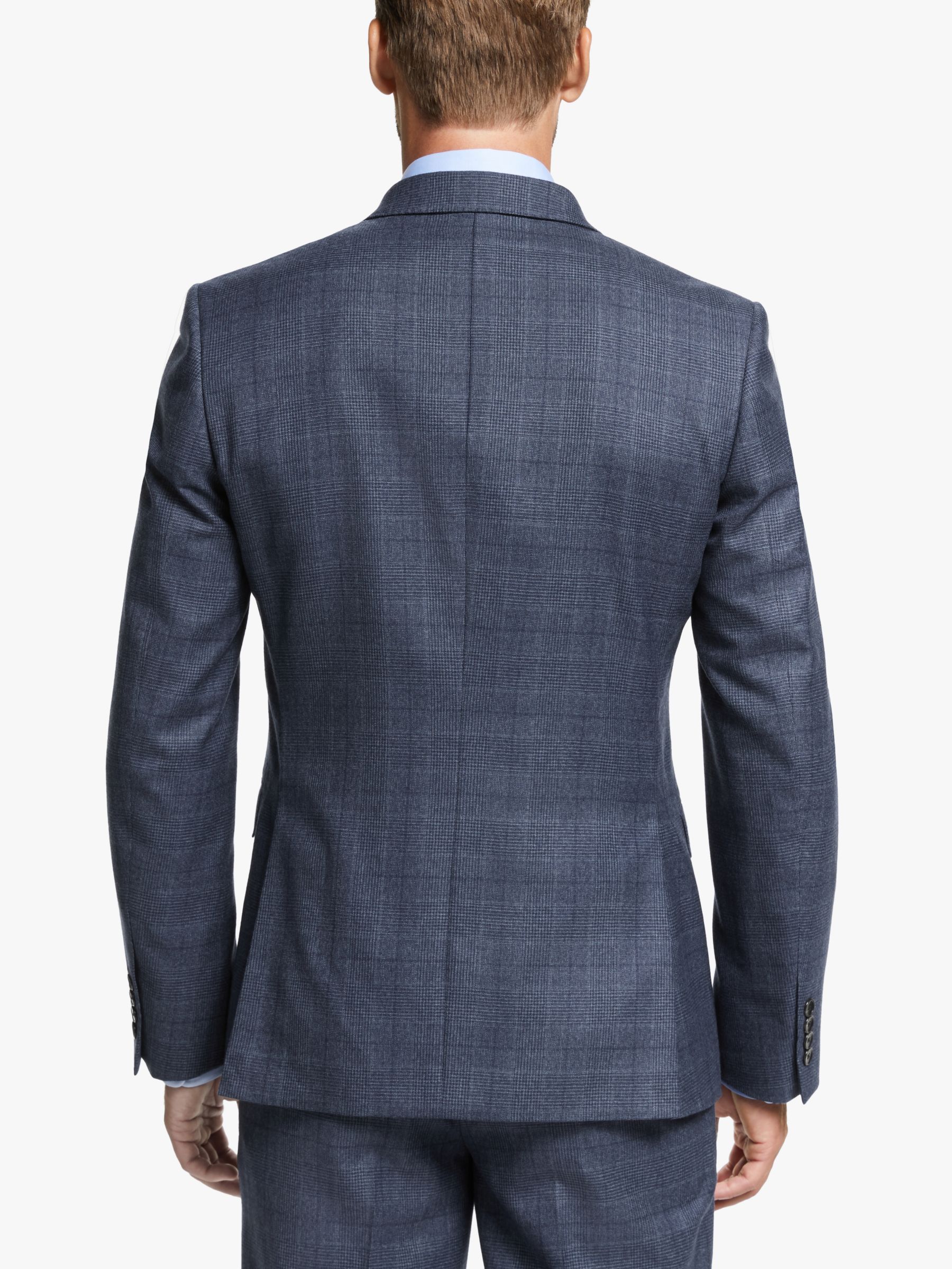 John Lewis & Partners Prince of Wales Check Double Breasted Suit Jacket ...