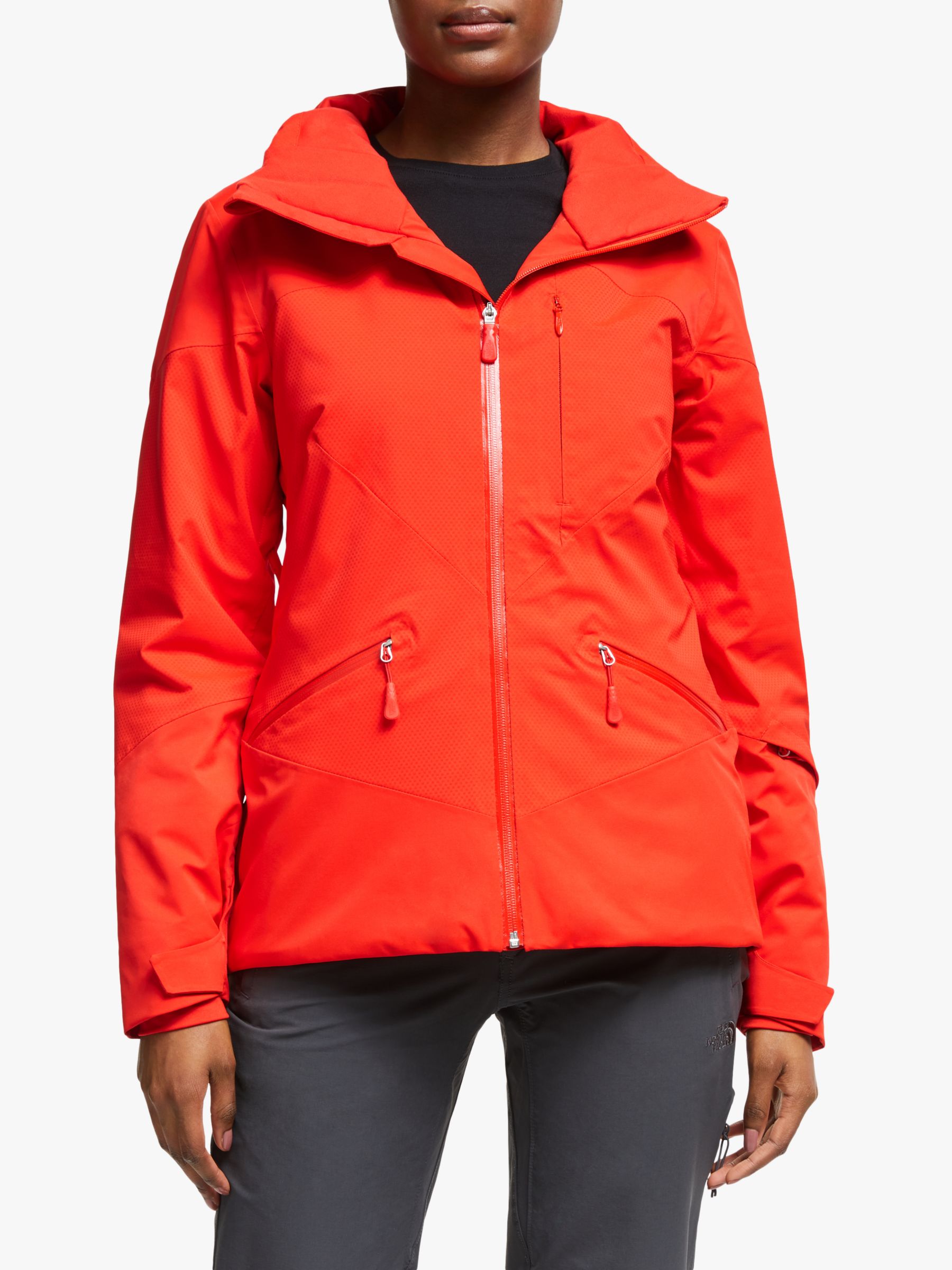 The North Face The North Face Lenado Women's Waterproof Ski Jacket, Fiery Red