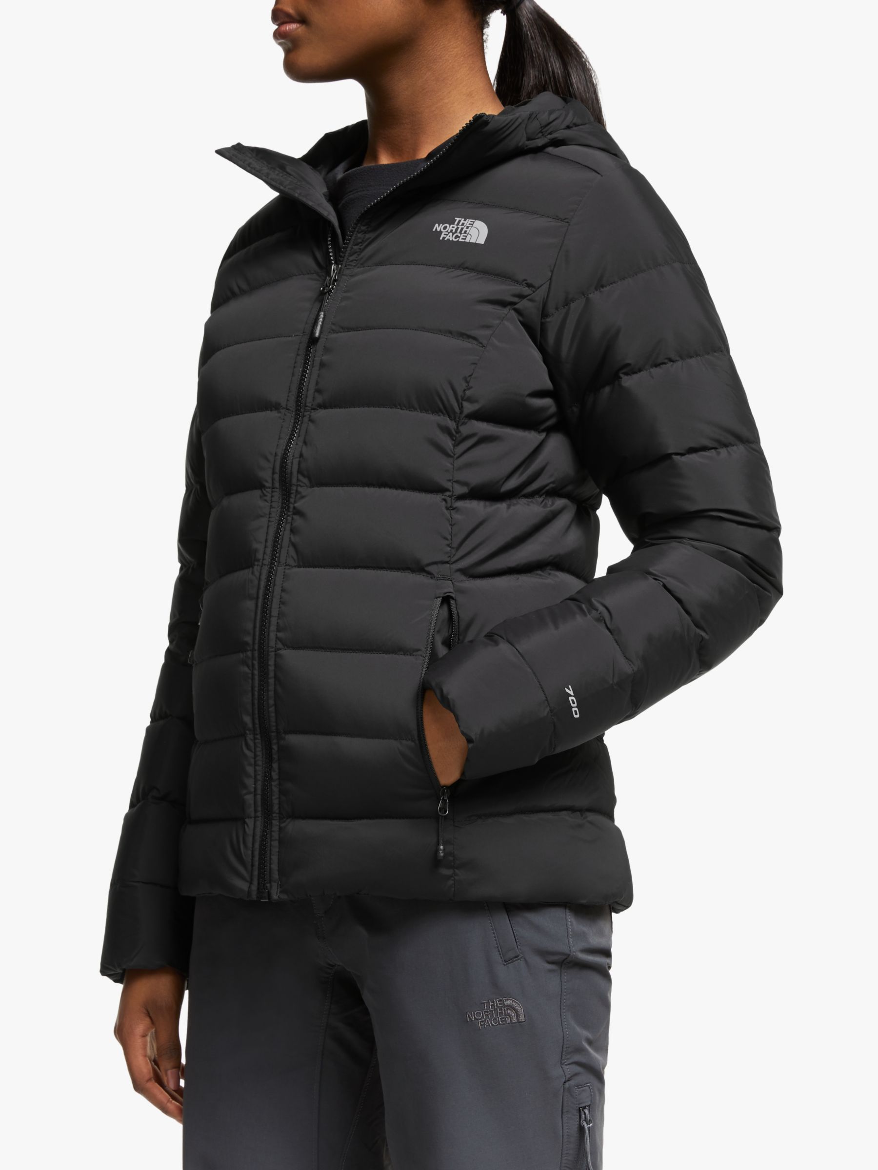 north face hooded coat