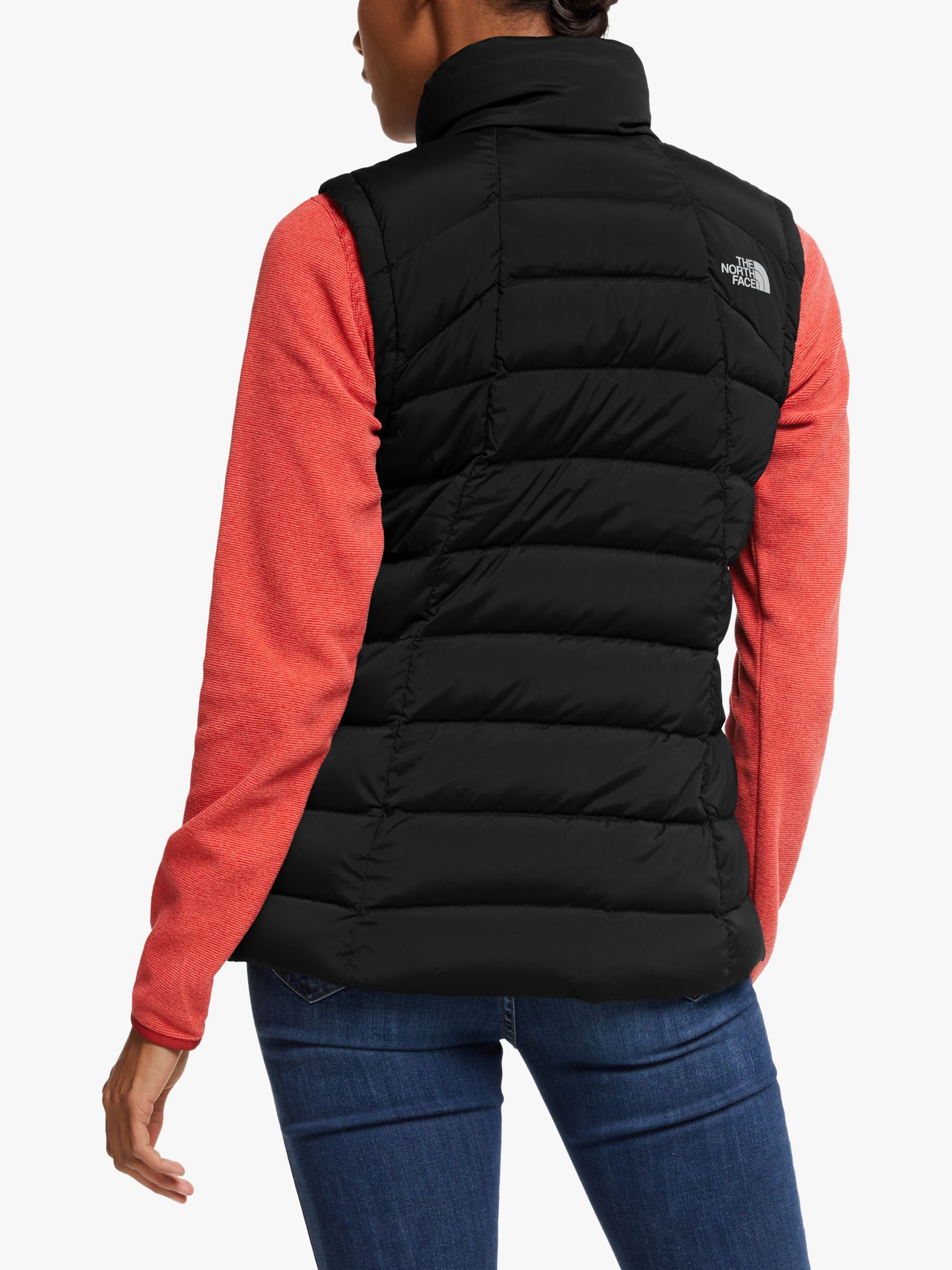 ladies north face body warmer