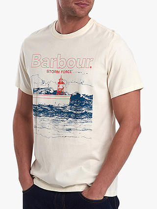 Barbour Fareland T-Shirt, Off White