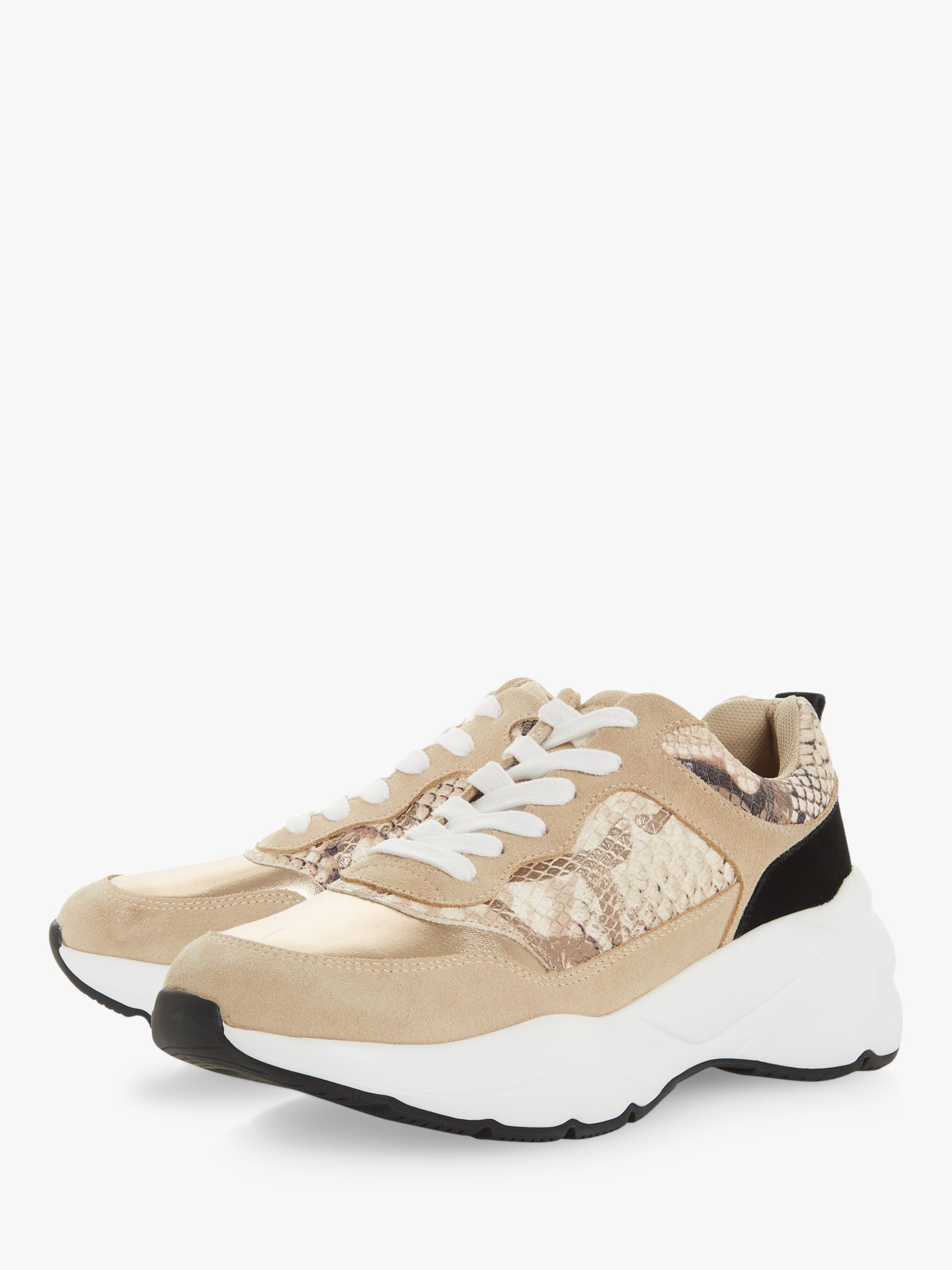 Dune Elia Leather Trainers