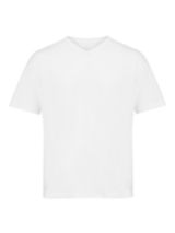 John Lewis V-Neck Organic Cotton Lounge T-Shirt, White
