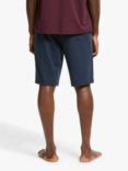 John Lewis Organic Cotton Jersey Lounge Shorts, Navy