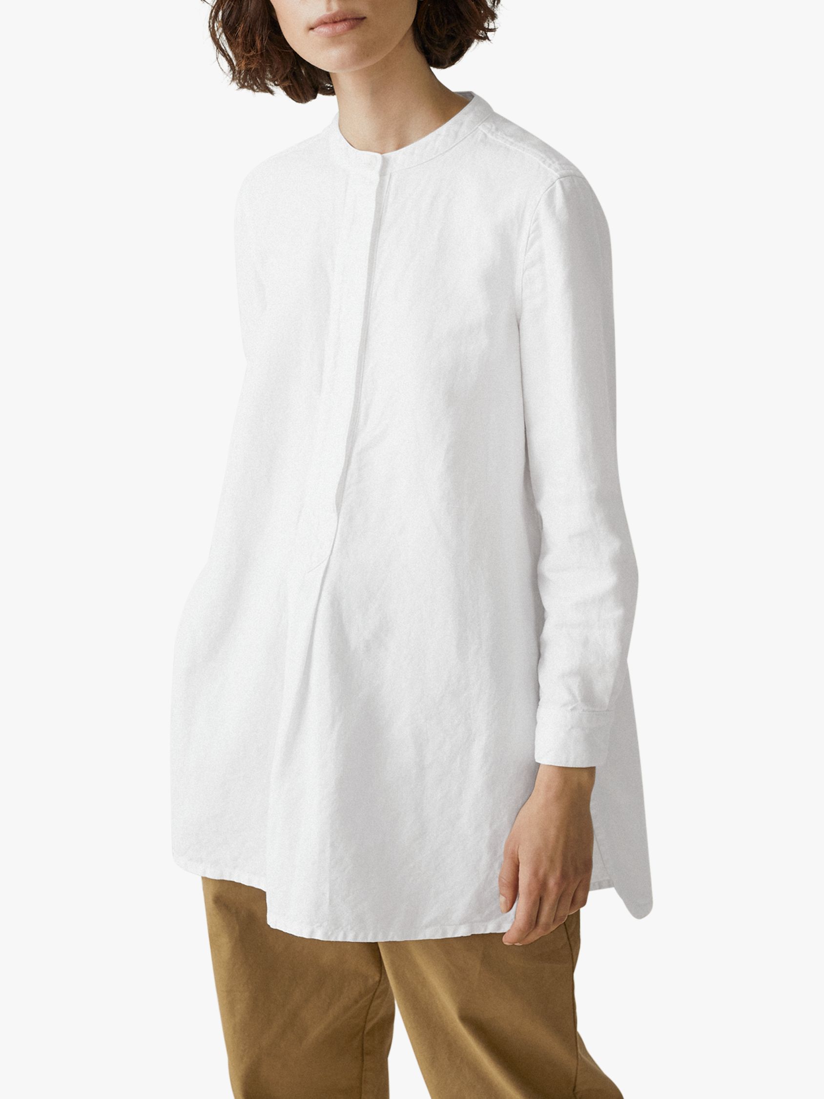 Toast Cotton-Linen Shirt, Paper White at John Lewis & Partners