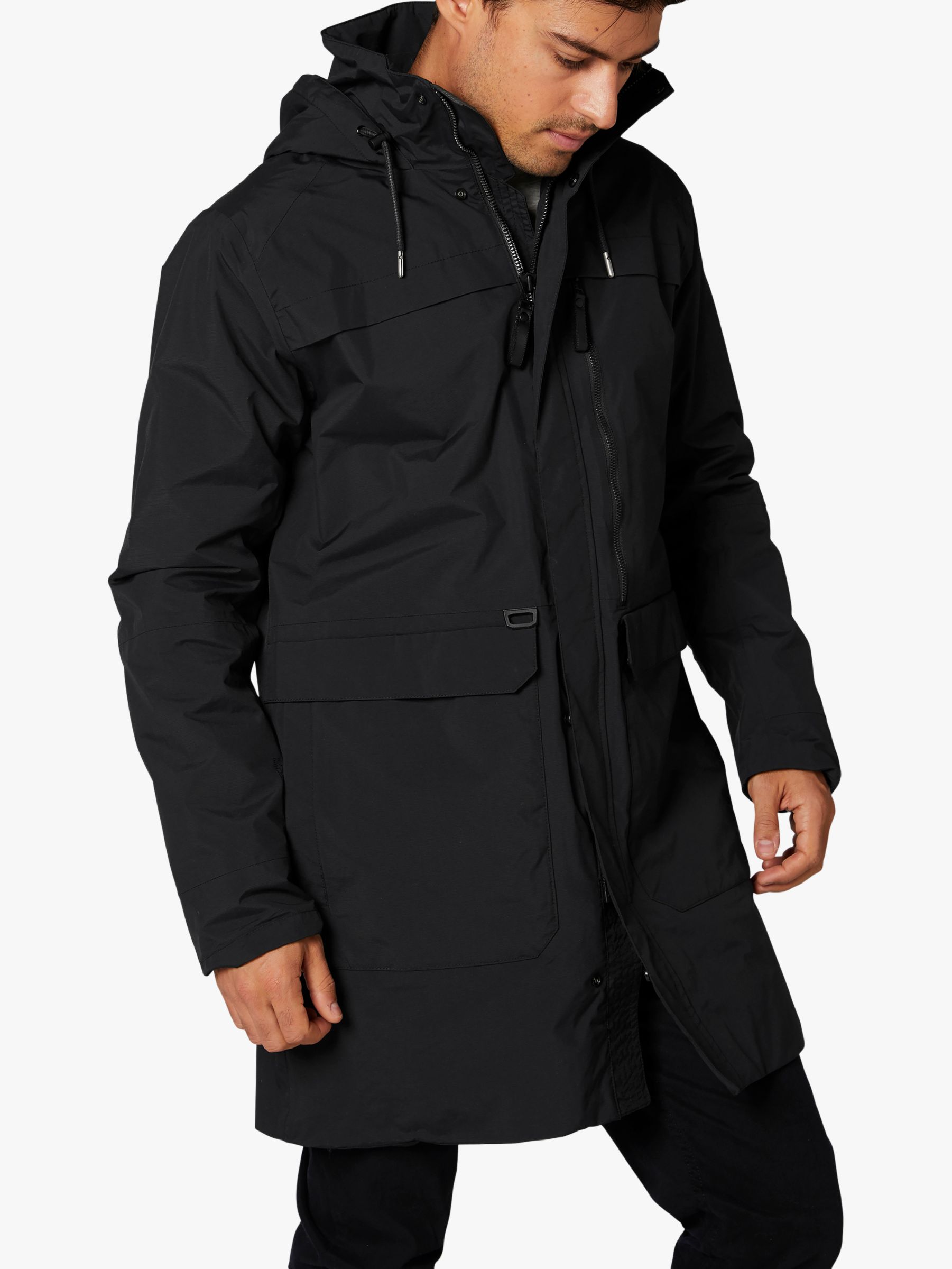 Long Black Waterproof Jacket | vlr.eng.br