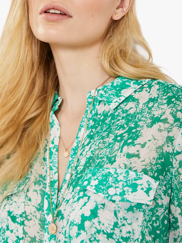 mint velvet green blouse