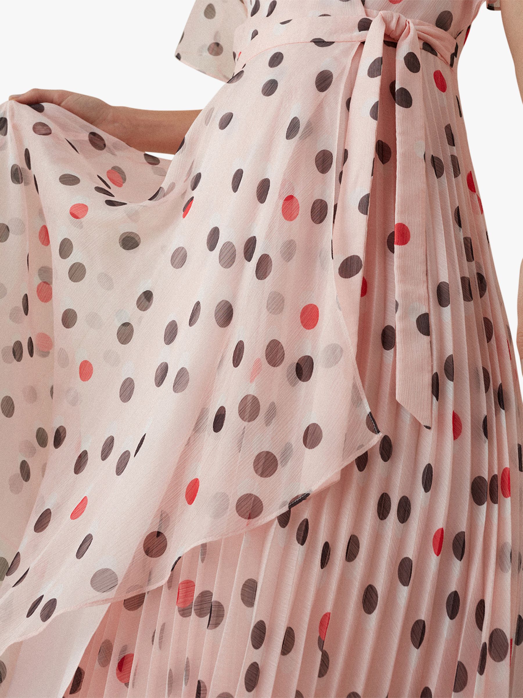 karen millen polka dot maxi dress