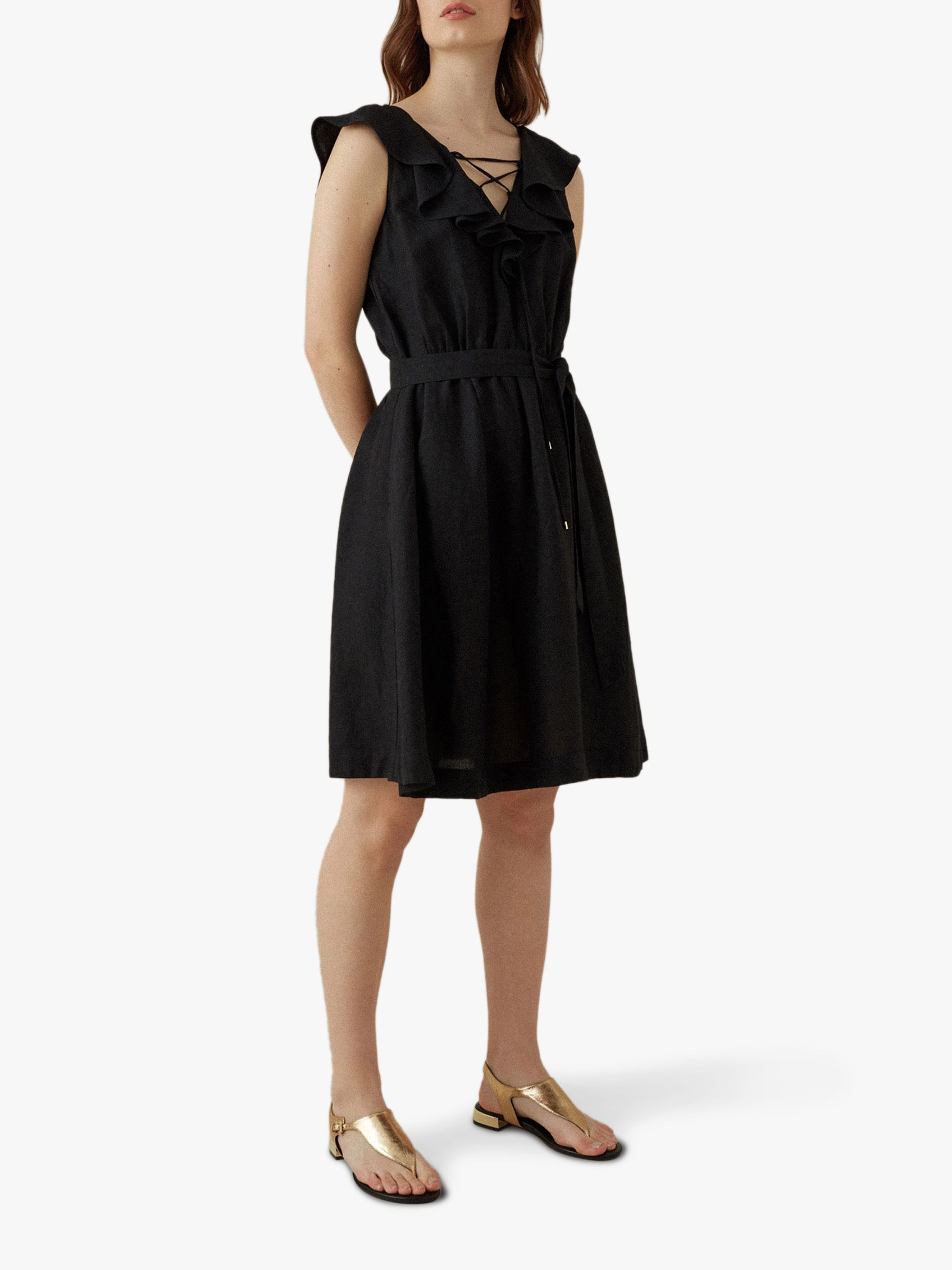 Karen Millen Floaty Dress, Black