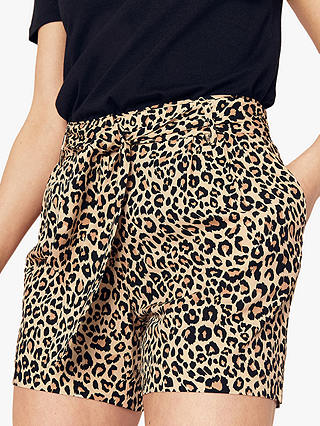 Oasis Leopard Print Shorts, Multi