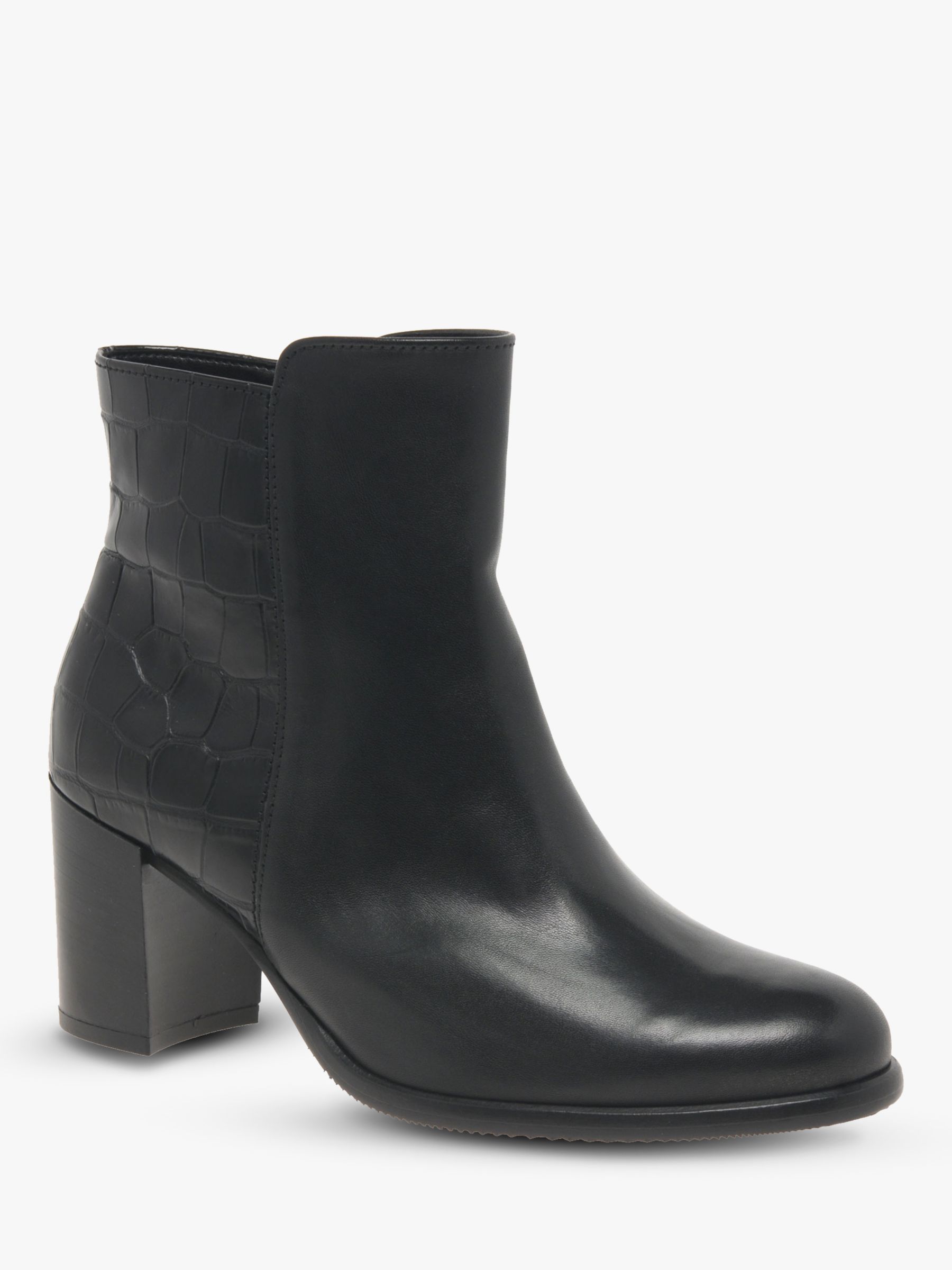 gabor black ankle boots