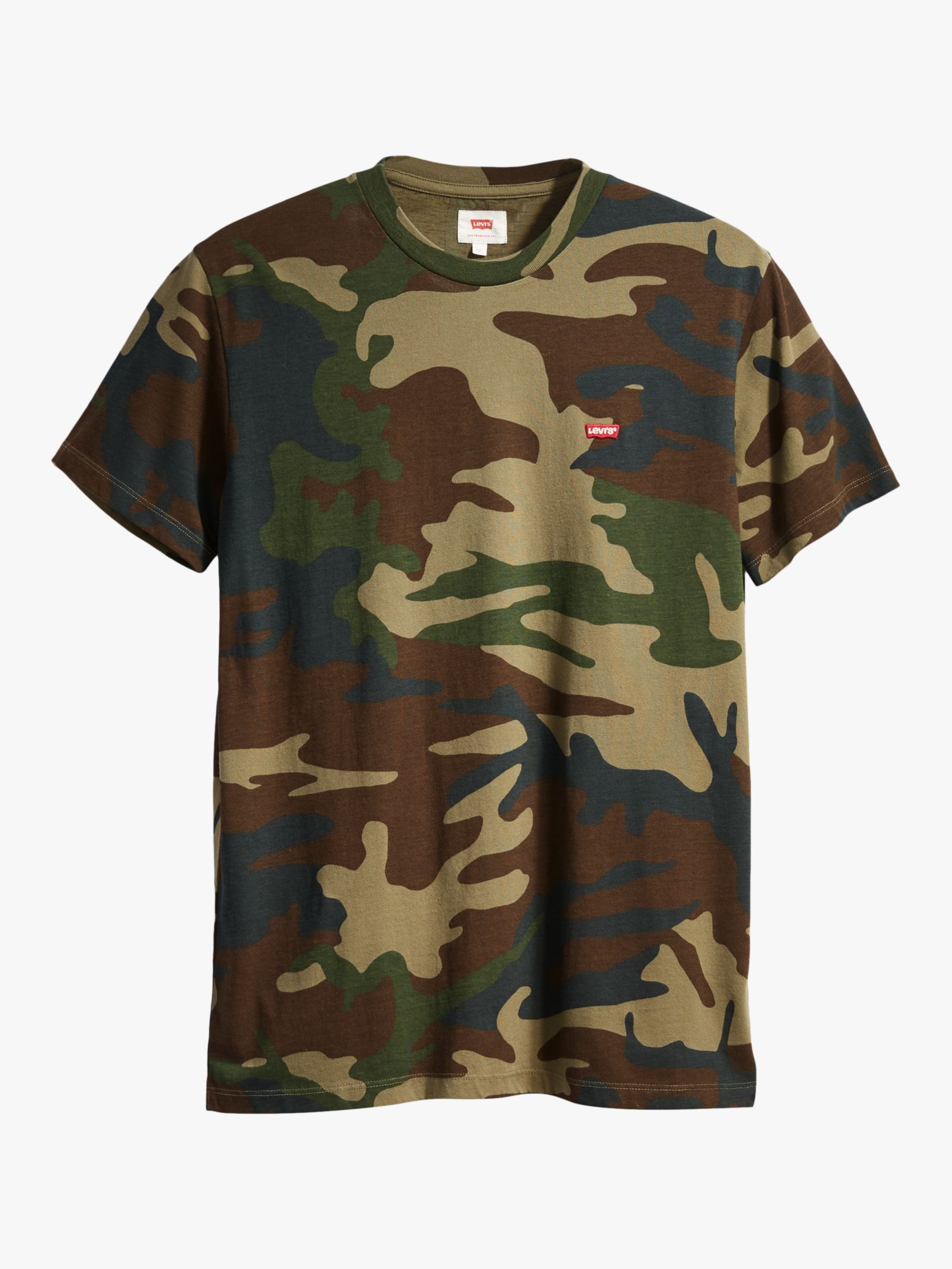 levi's camouflage t shirt
