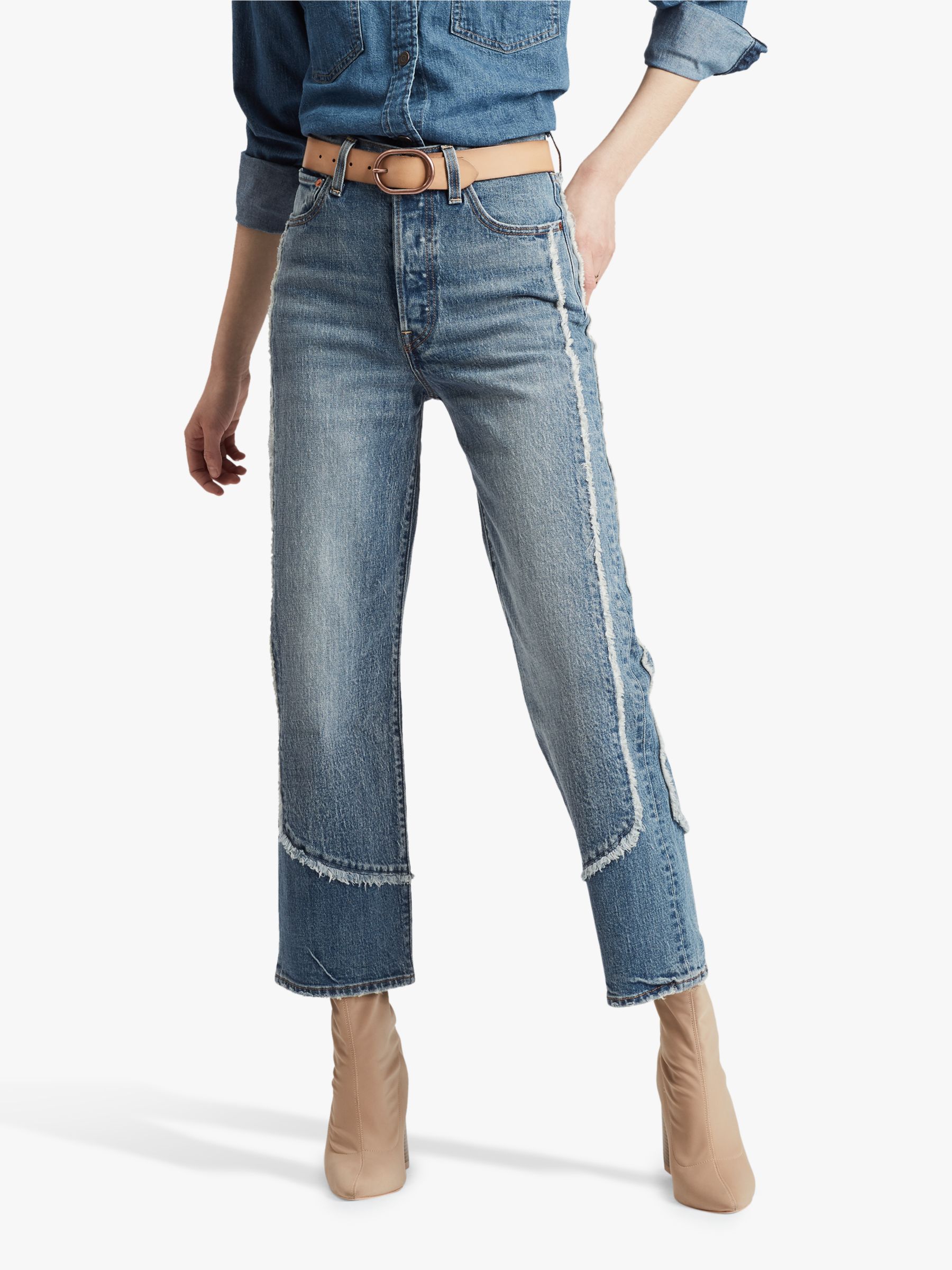 Levi's Ribcage Straight Ankle Jeans, On 