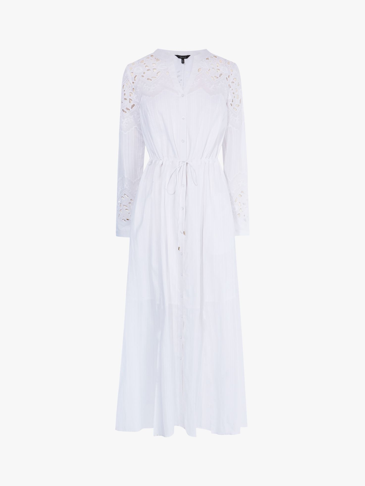 karen millen white maxi dress