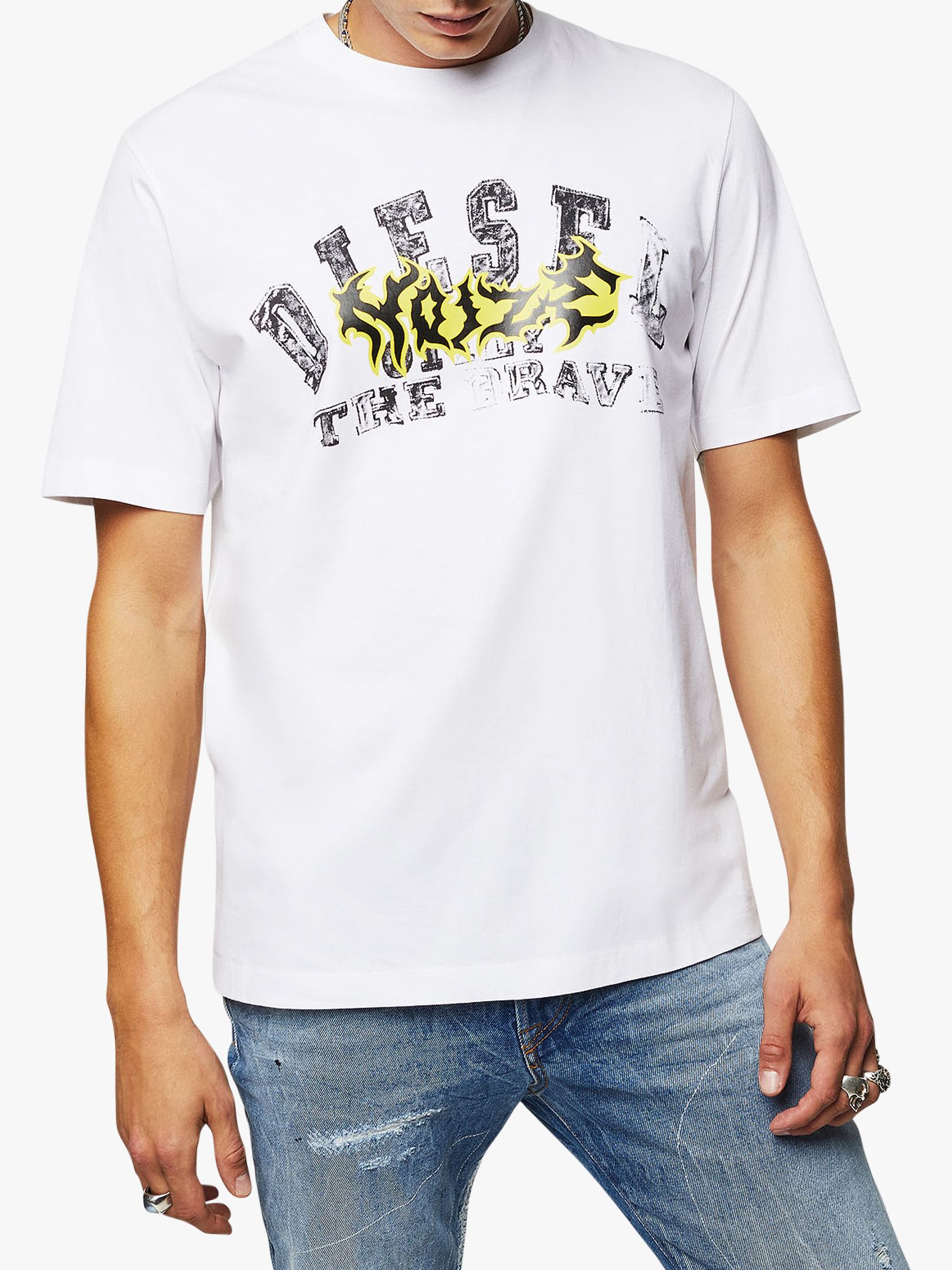 Diesel T-Just Hare Graphic T-Shirt, White