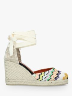 Casta er Carina Missoni Canvas Wedge Espadrilles Multi 3