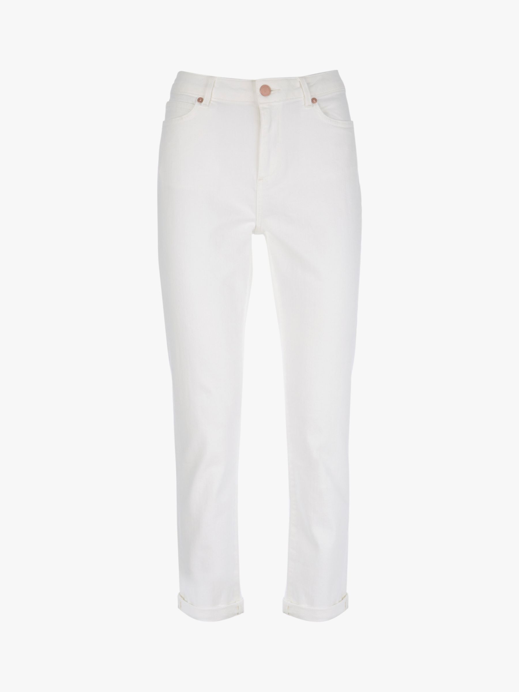 Mint Velvet Houston Slim Jeans, White