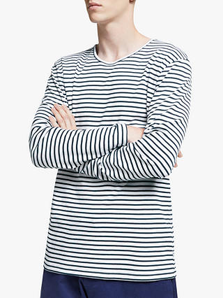 Wax London Duval Stripe Long Sleeve T-Shirt