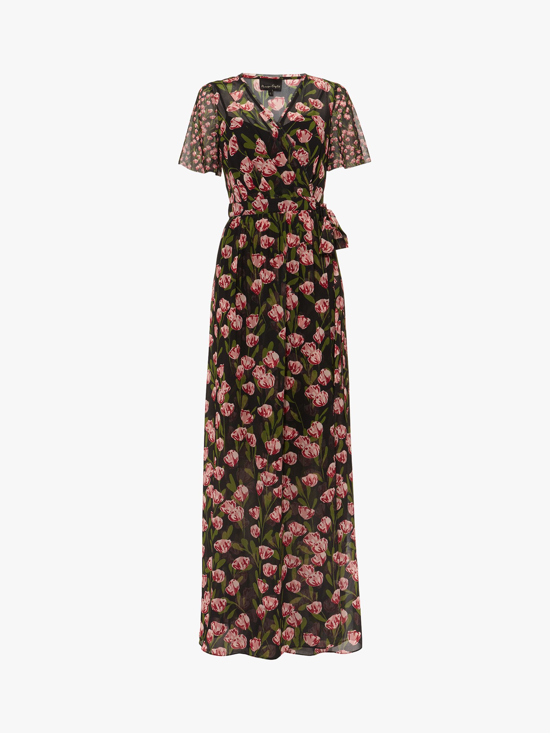 phase eight floral wrap dress