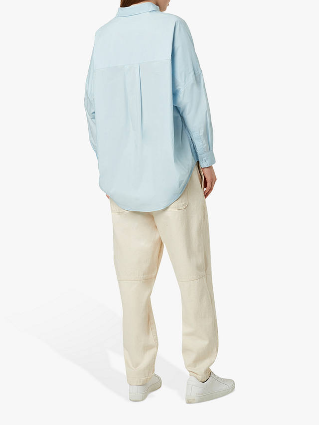 French Connection Laselle Over Shirt, Light Dream Blue