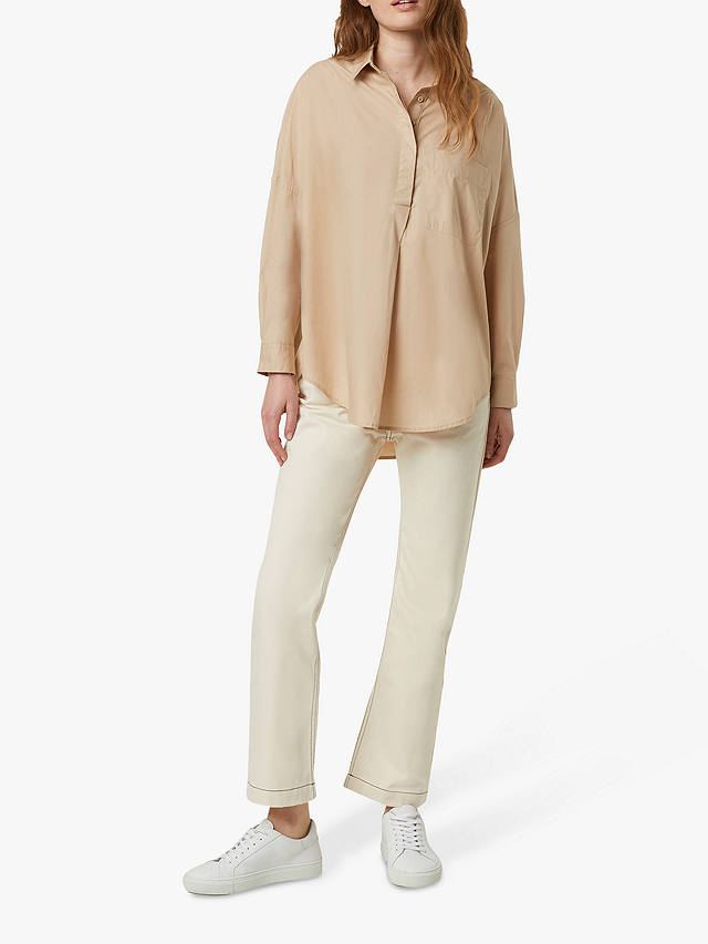French Connection Laselle Over Shirt, Sabbia