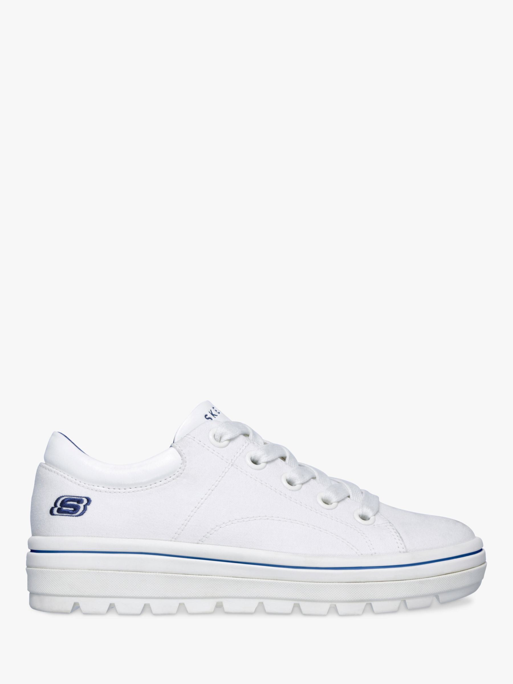 sketchers white trainers