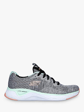Skechers Solar Lace Up Trainers, Grey
