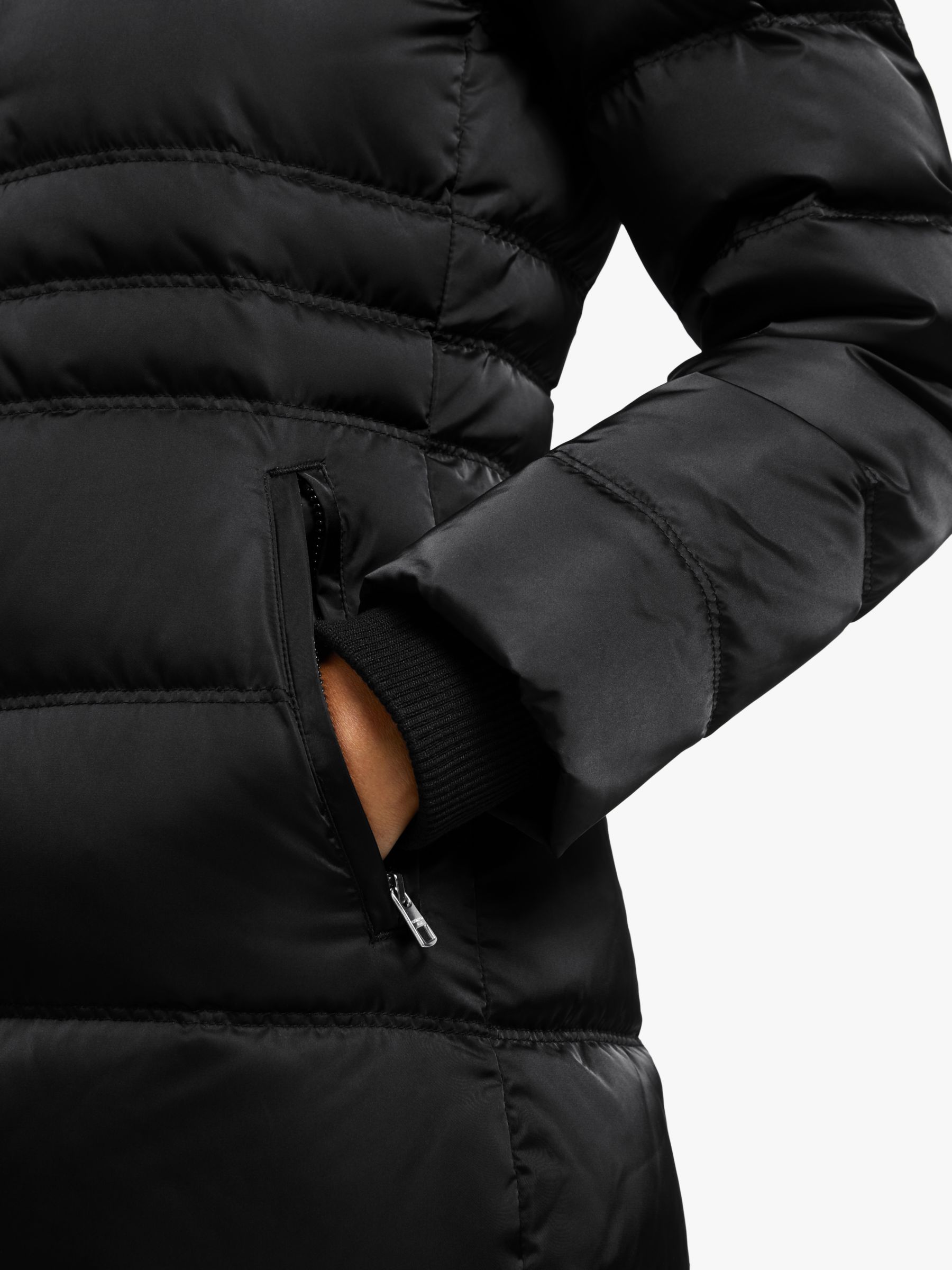 calvin klein jeans quilted down long parka jacket
