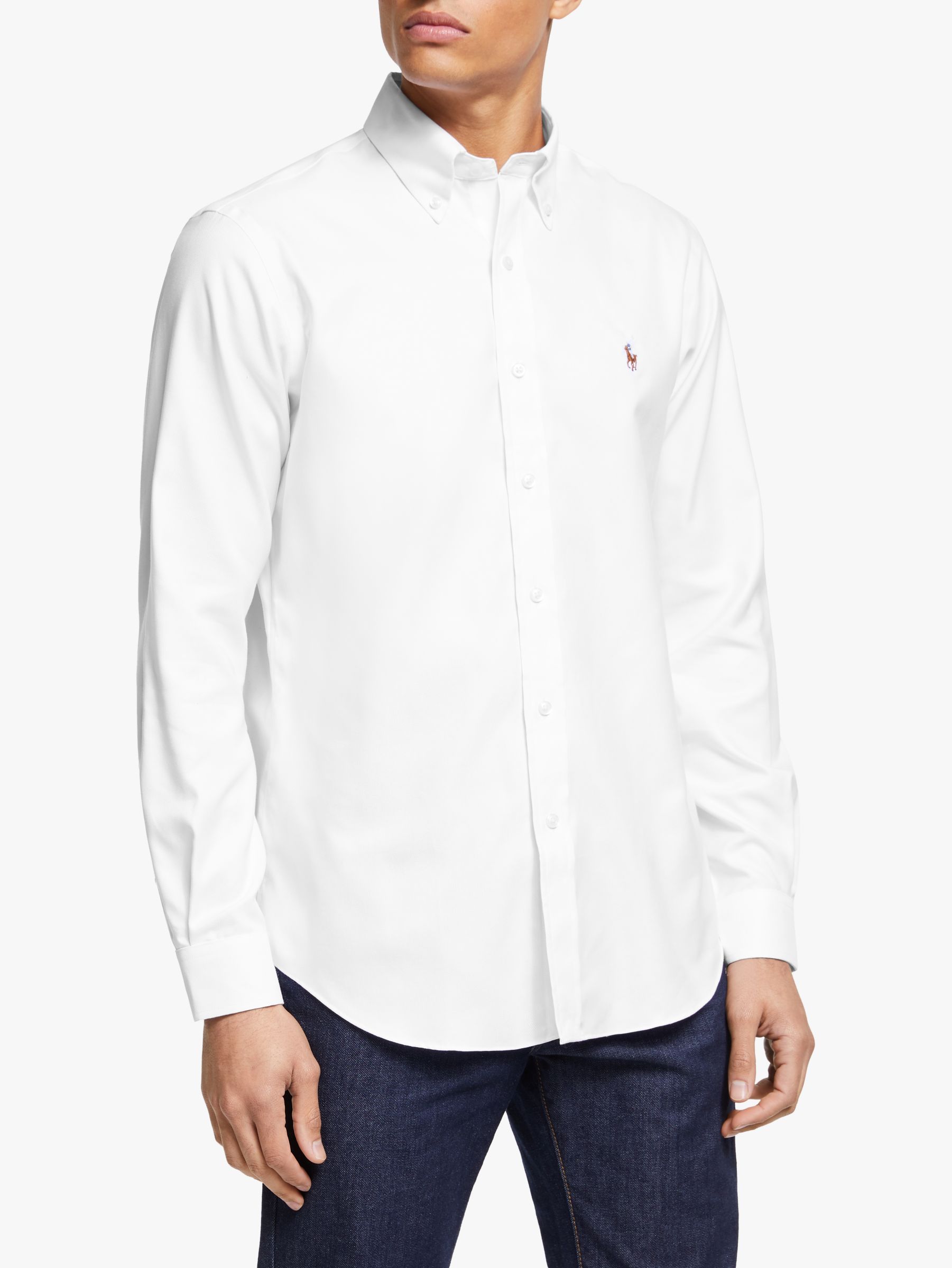 mens white ralph shirt