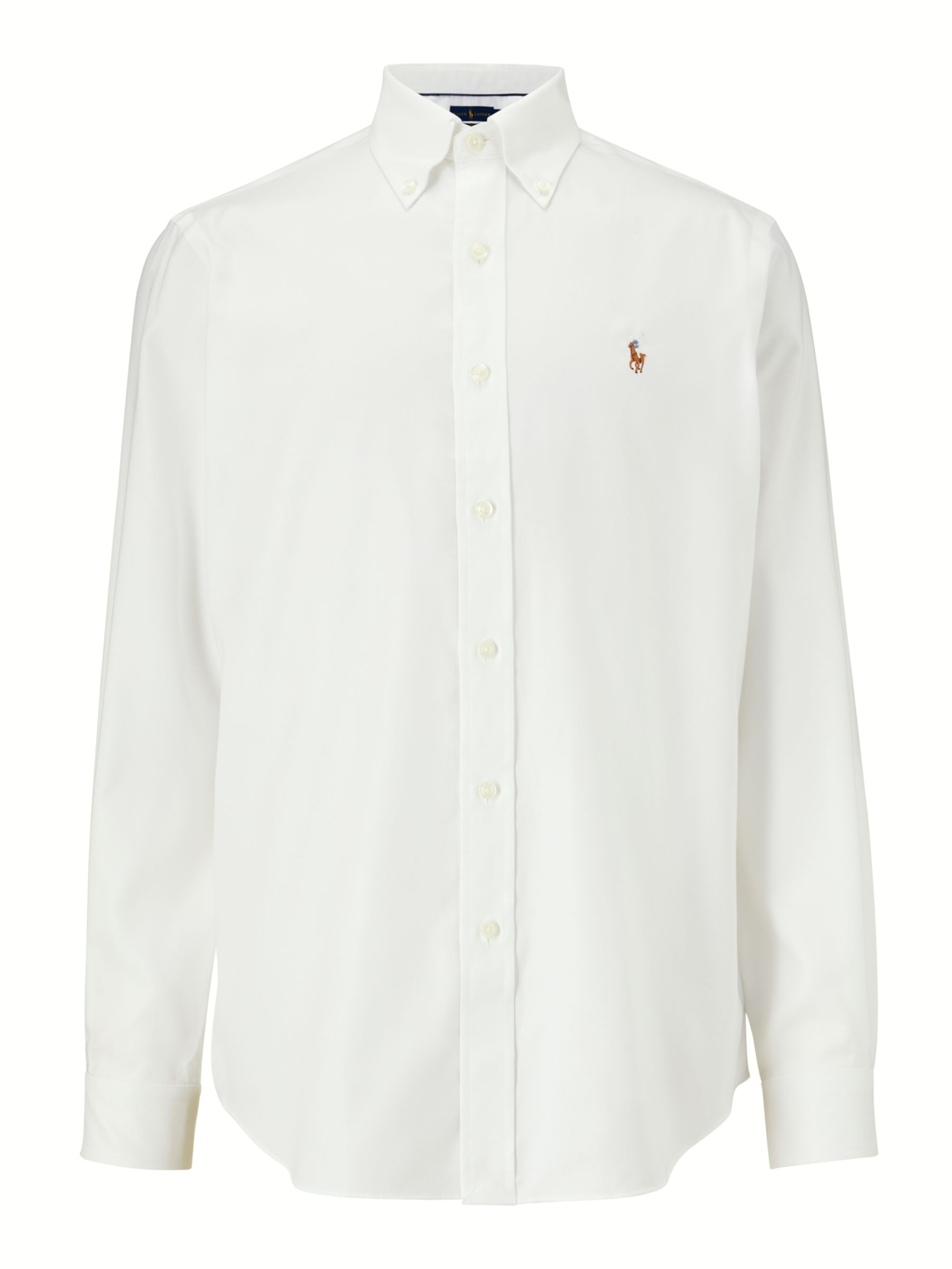 Polo Ralph Lauren Oxford Shirt, White at John Lewis & Partners