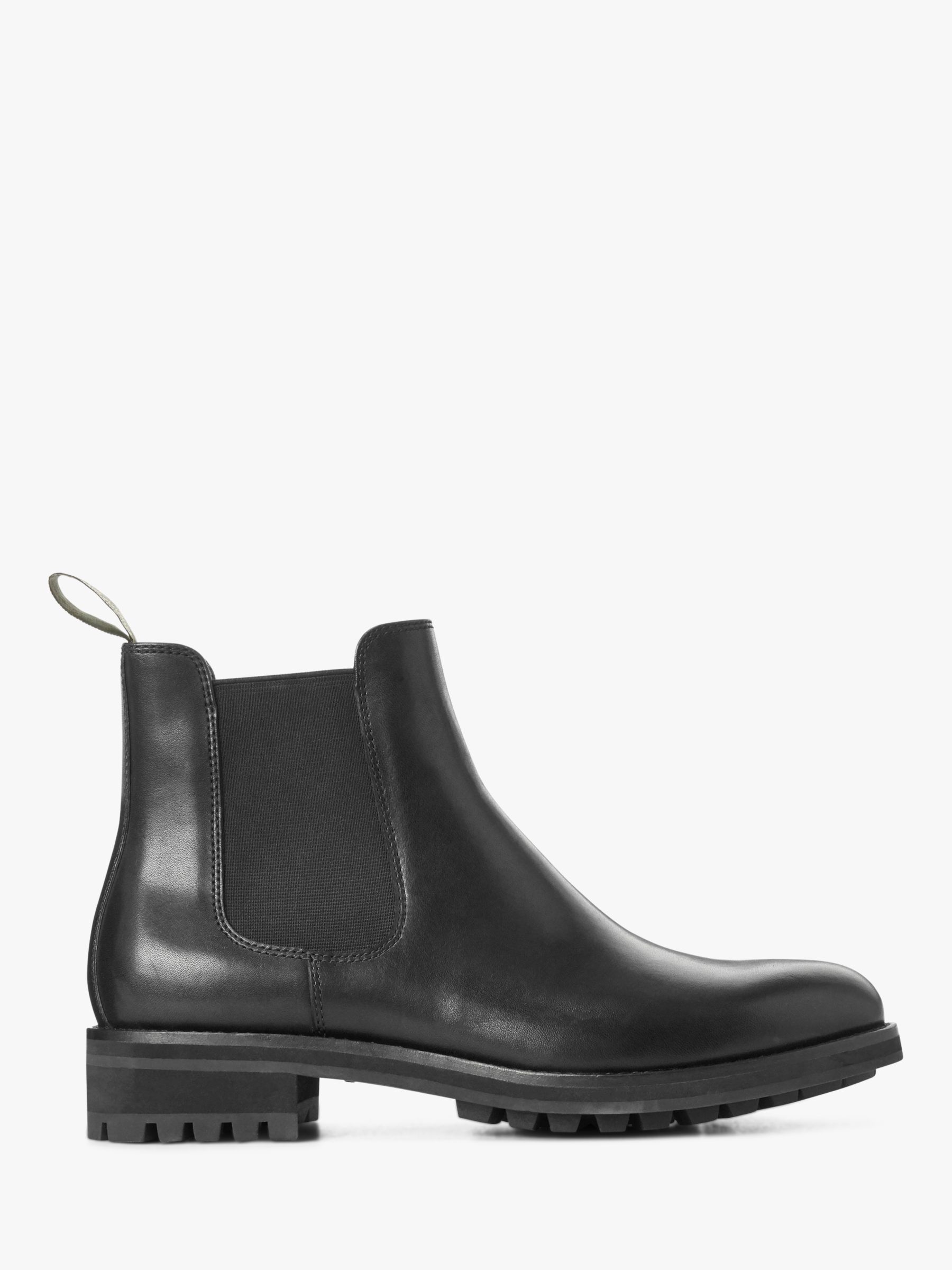 ralph lauren black leather boots