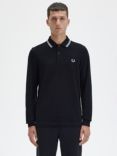 Fred Perry Twin Tipped Long Sleeve Polo Shirt