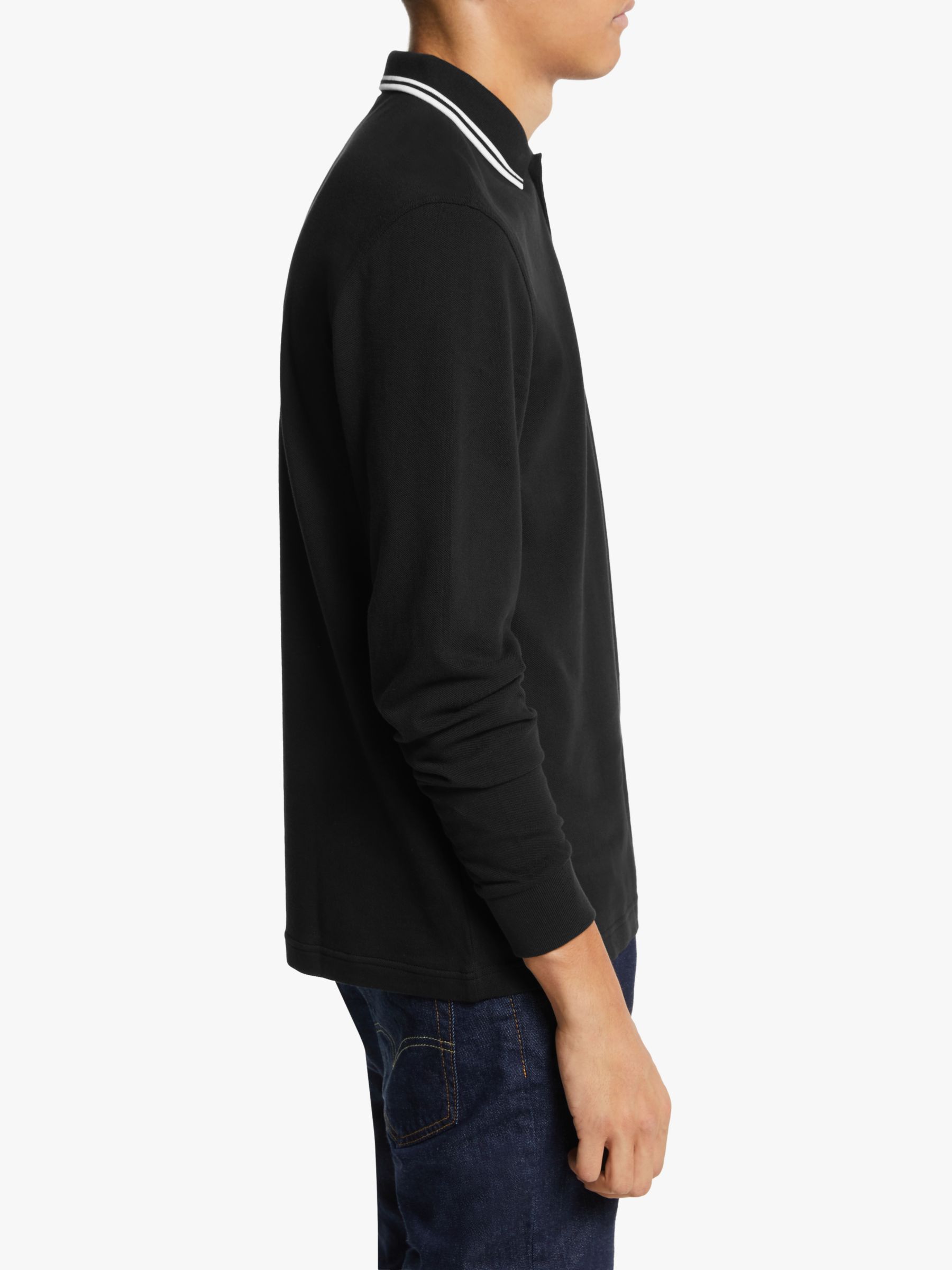 Fred perry polo shirt long outlet sleeve