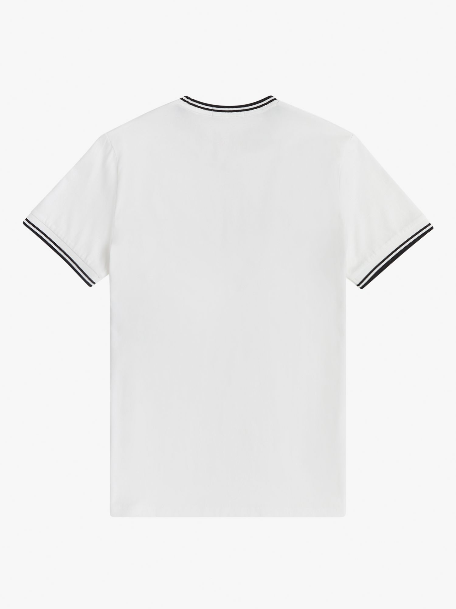 Fred Perry Twin Tipped T-Shirt, Snow White, S
