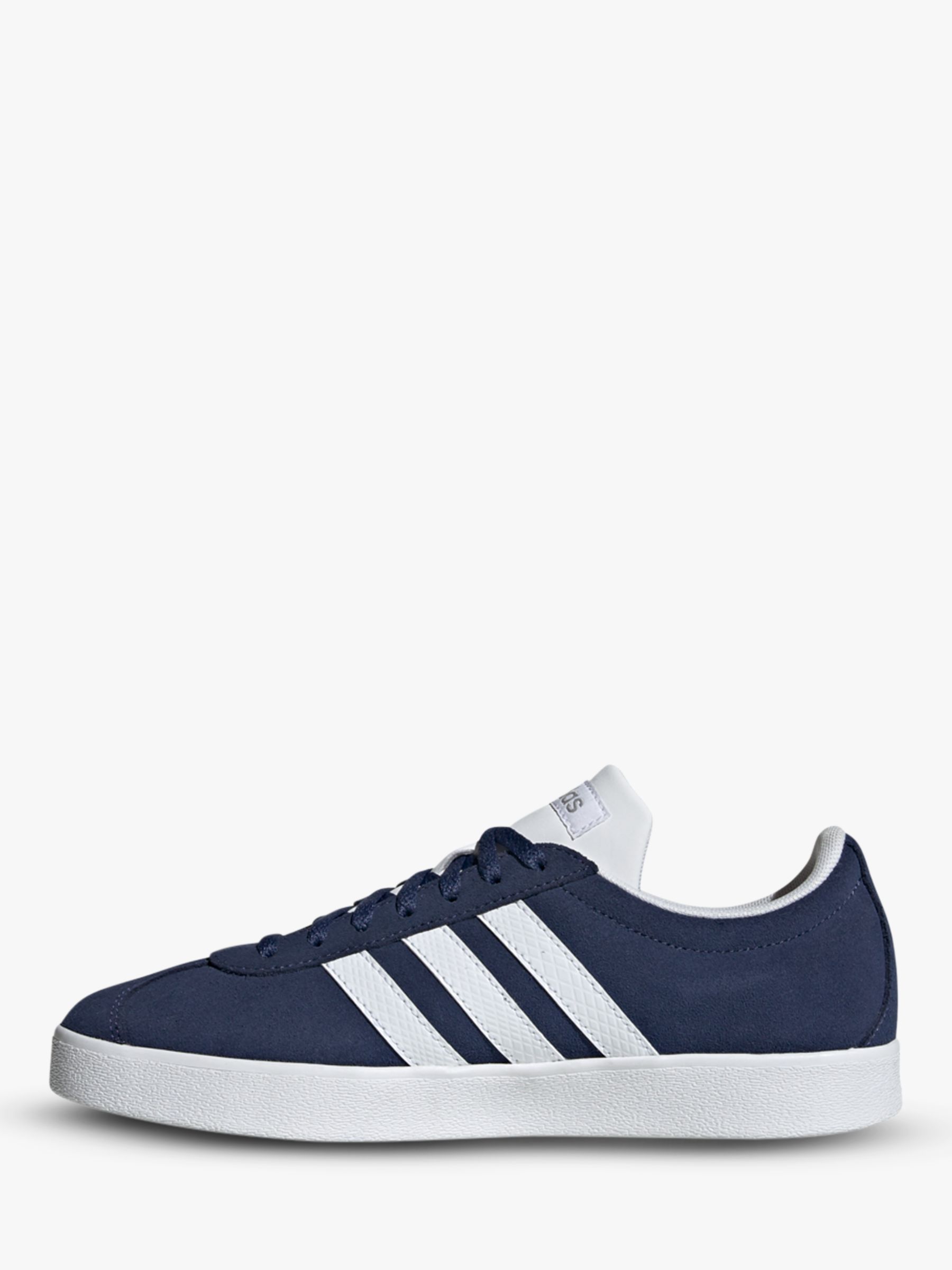 adidas VL Court Suede Trainers, Tech Indigo at John Lewis & Partners