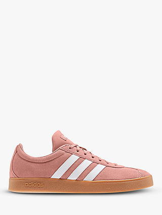 adidas VL Court 2.0 Women's Trainers, Raw Pink/FTWR White