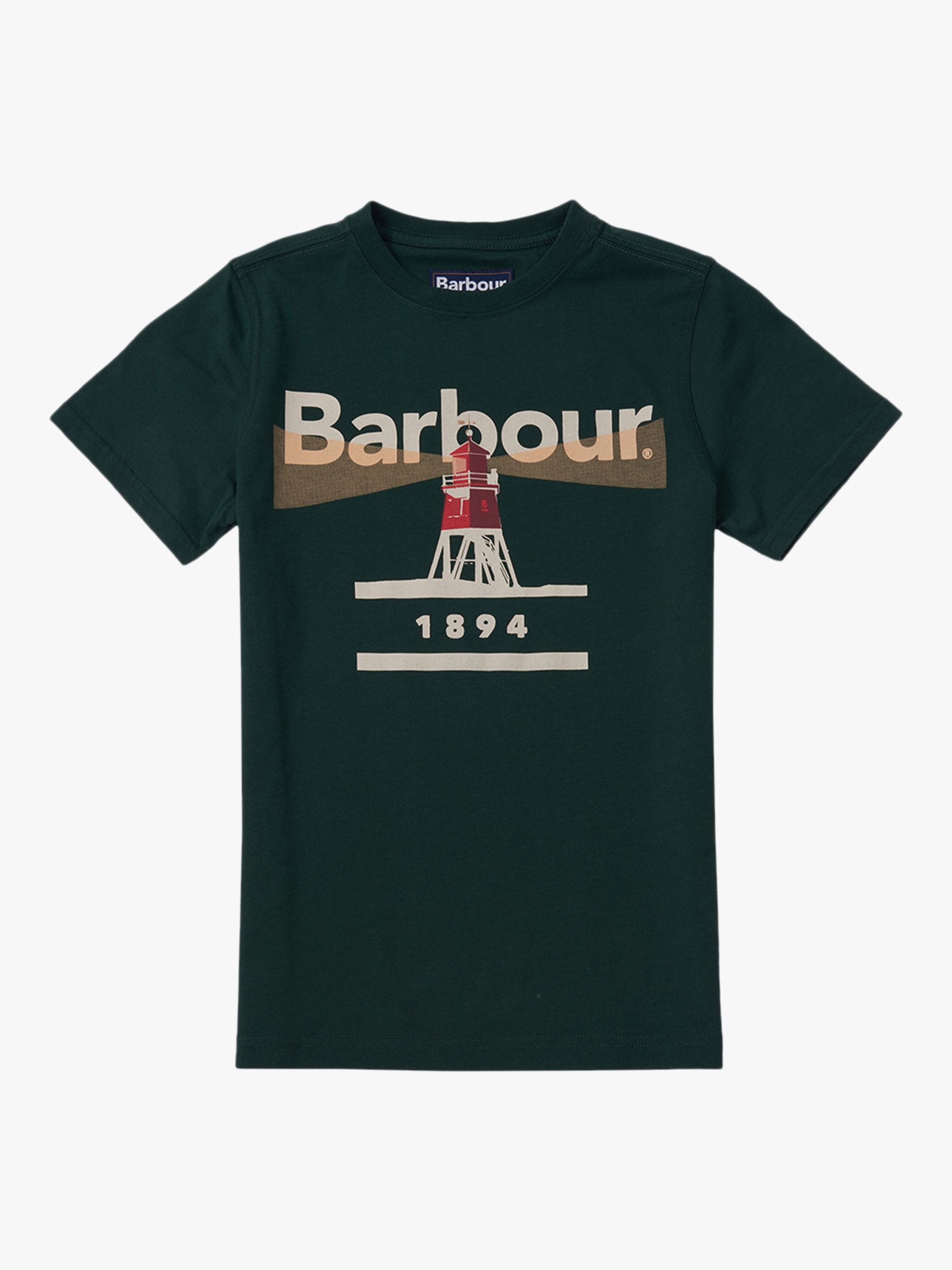 Barbour Boys' Lighthouse Logo Cotton T 