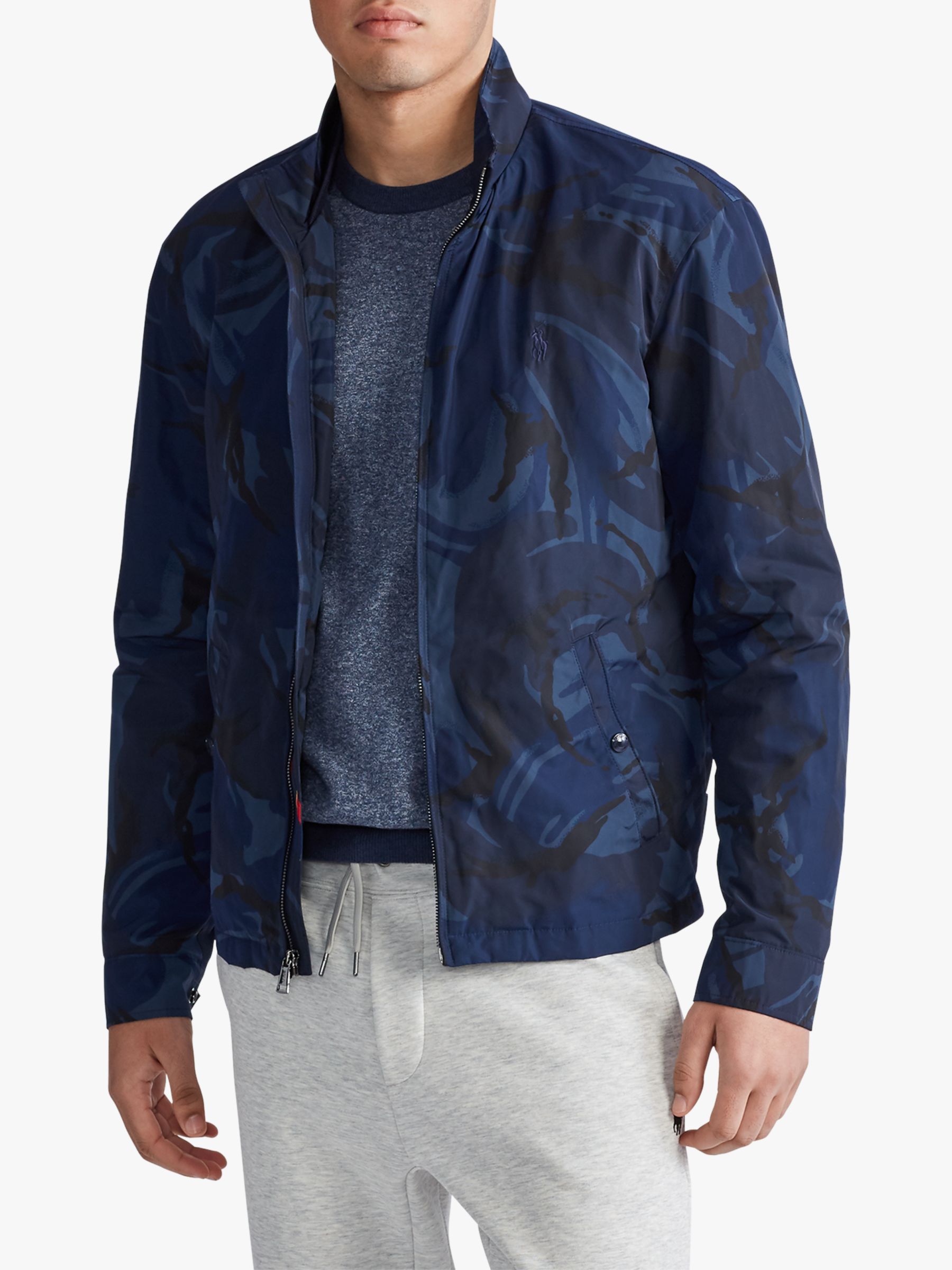 Polo Ralph Lauren Surrey Filled Camo Jacket, Blue Camo