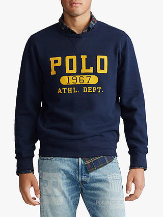 Polo Ralph Lauren Fleece Crew Neck Polo Sweatshirt