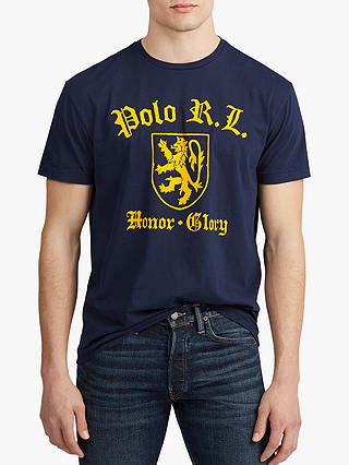 Polo Ralph Lauren Logo Graphic T-Shirt, Cruise Navy