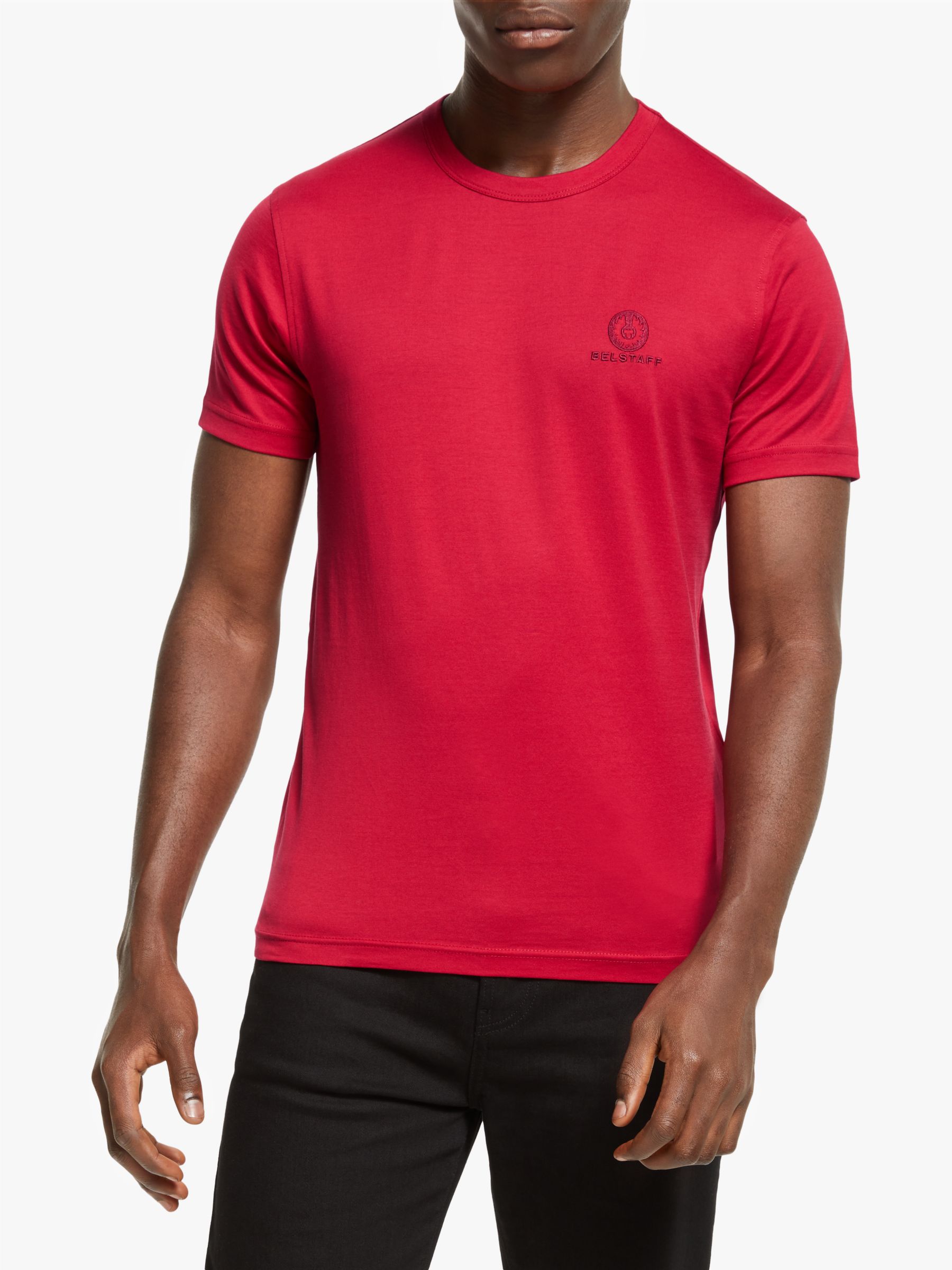 Belstaff Logo Crew Neck T-Shirt, Belstaff Red