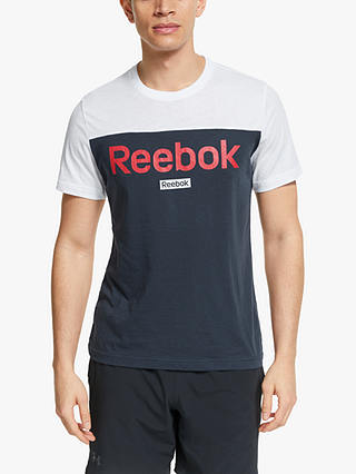 Reebok Training Essentials Linear Logo Top, White