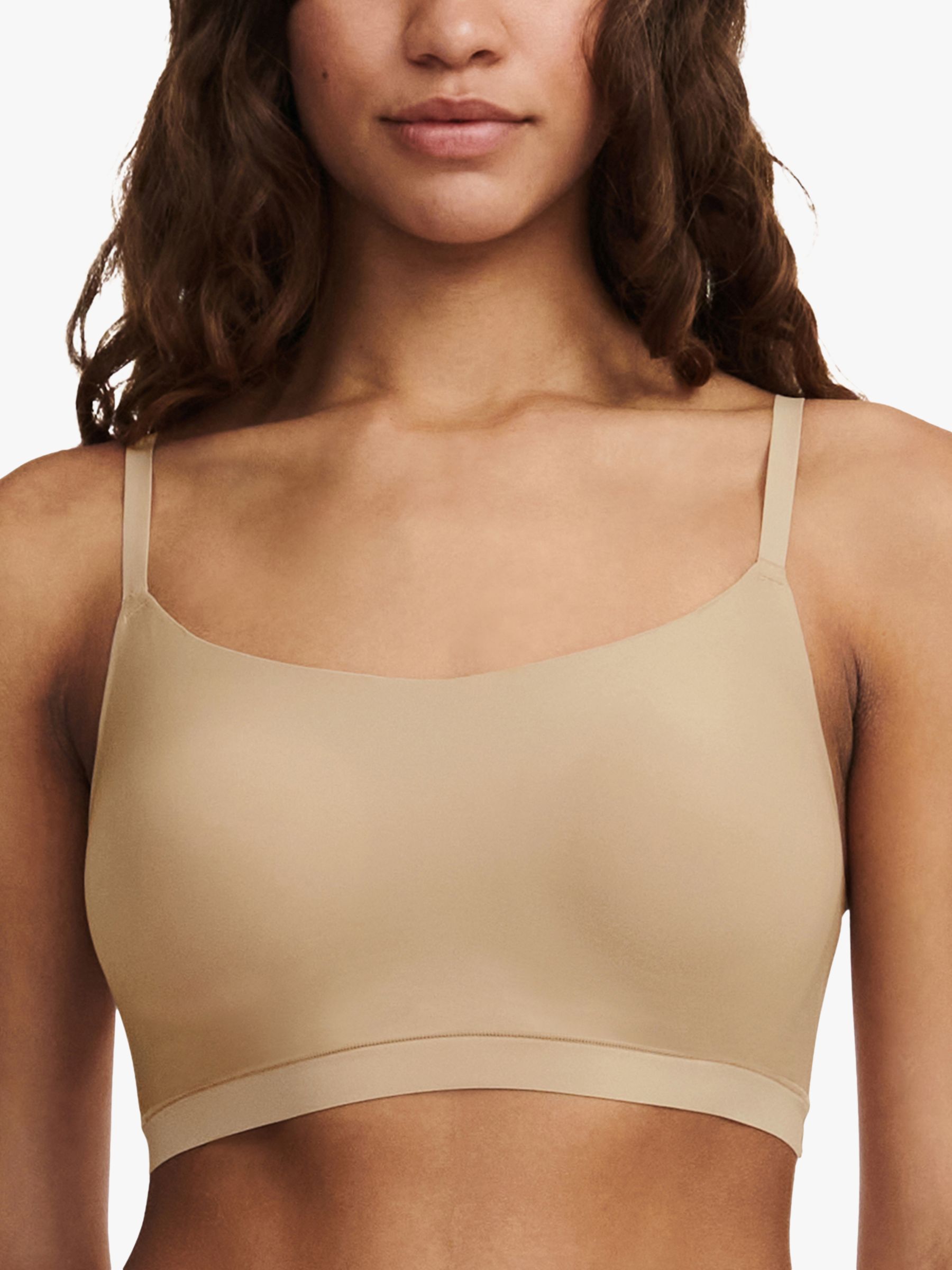 Chantelle Soft Stretch Padded Bralette, Nude at John Lewis & Partners