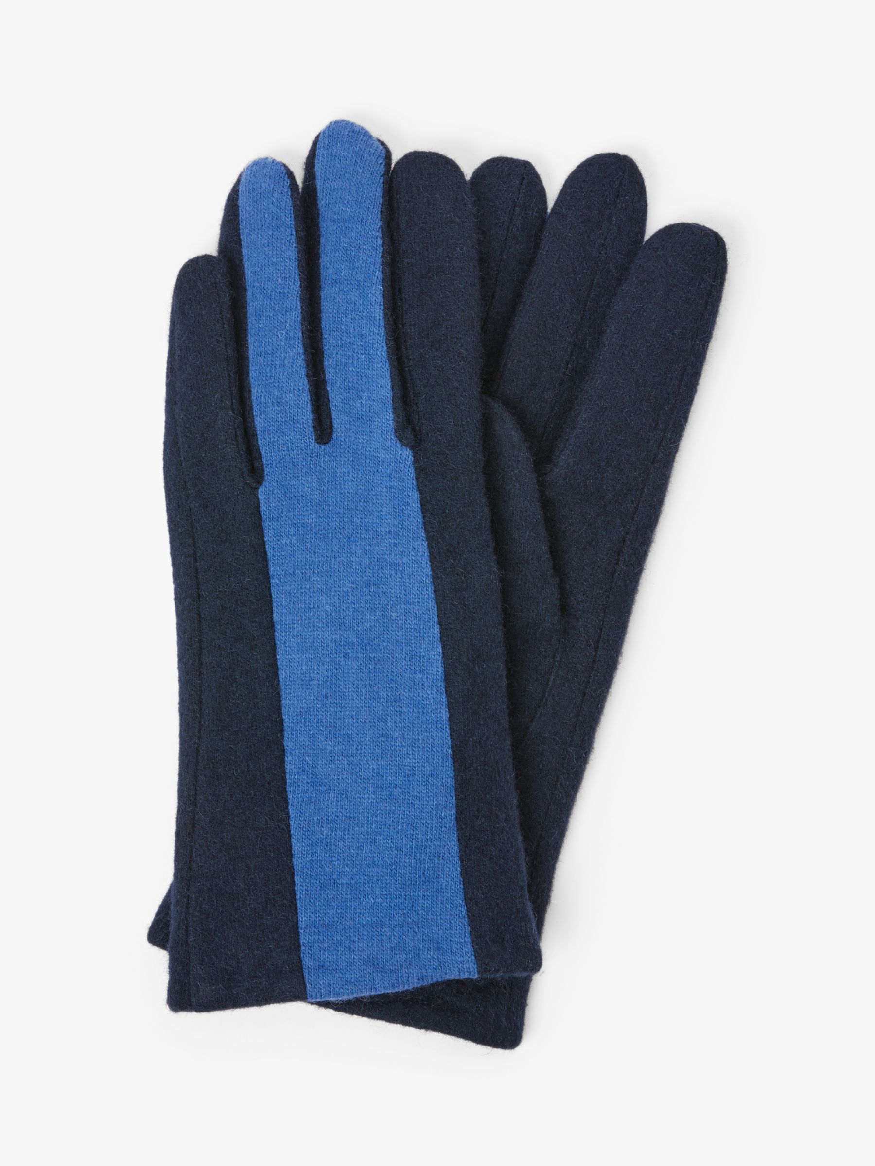 Unmade Myla Wool Blend Gloves, Navy