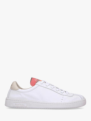 Paul Smith Dusty Leather Lace Up Trainers, White