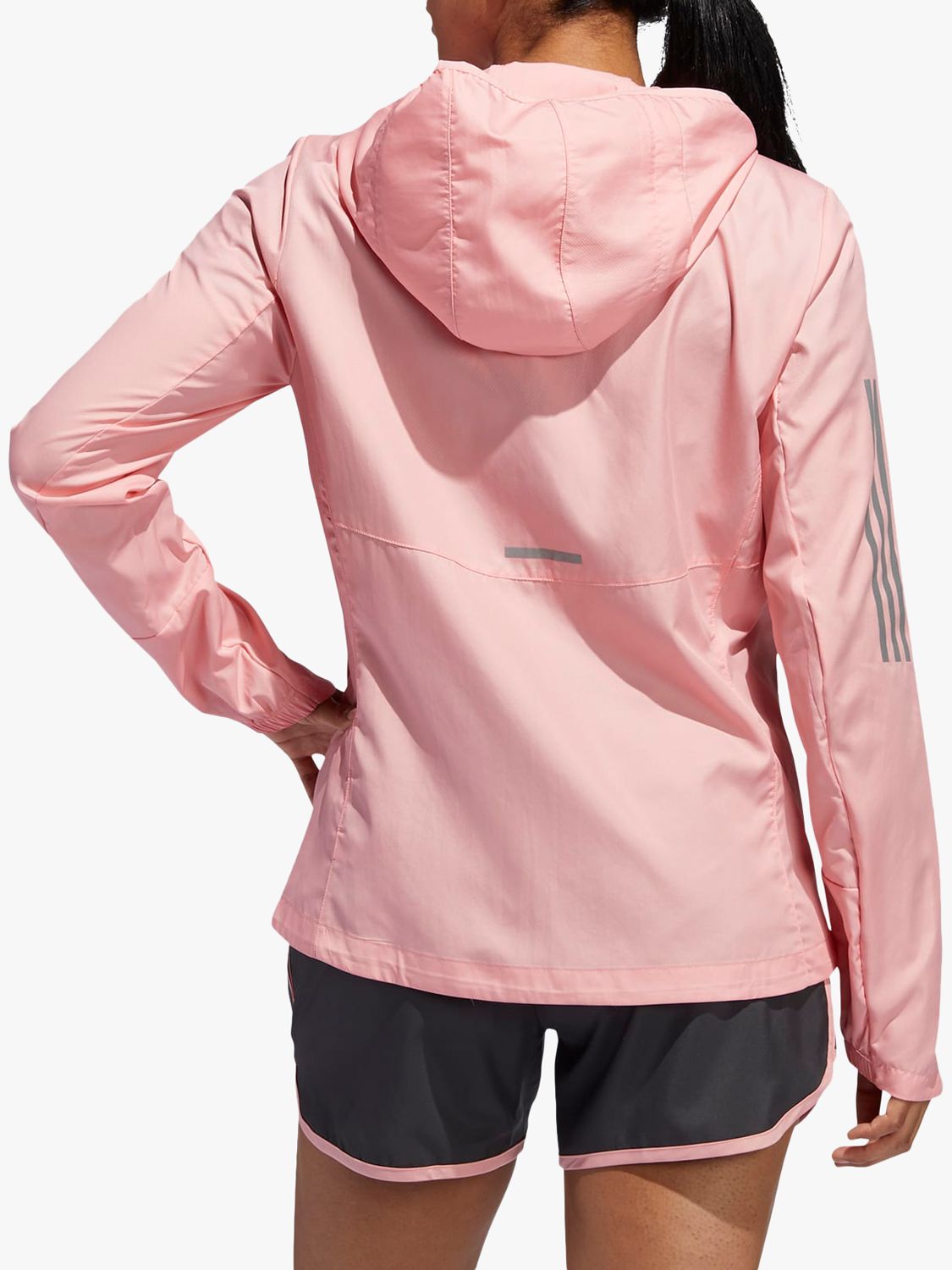 pink adidas windbreaker womens