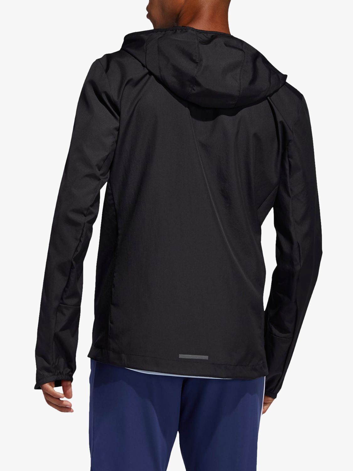adidas hooded running jacket