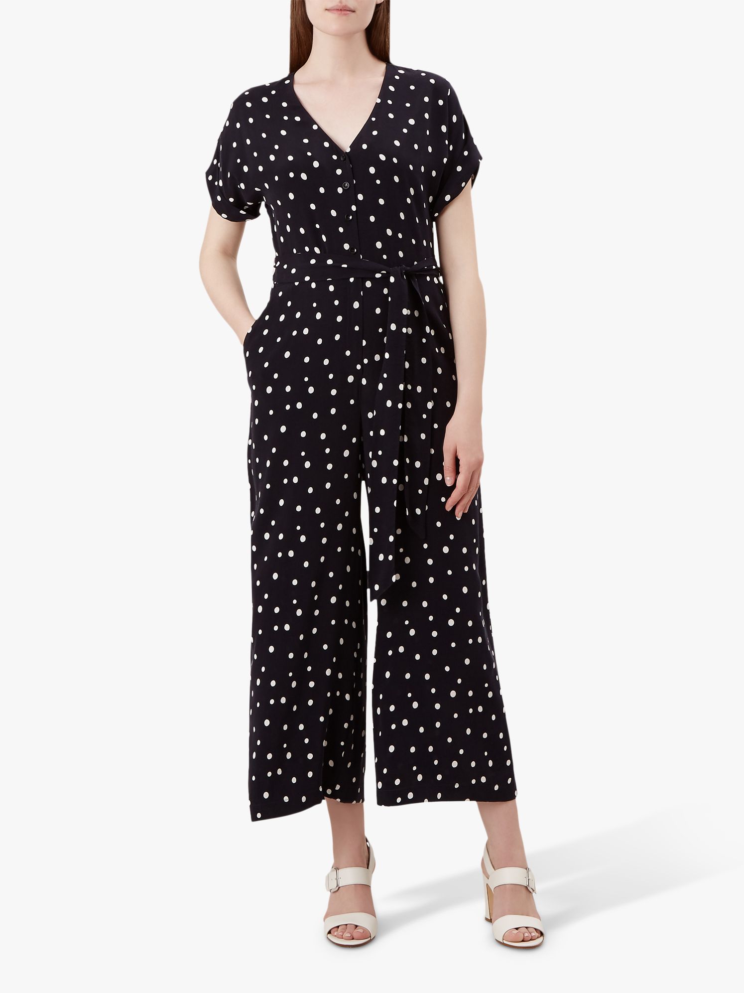 off the shoulder short sleeve jumpsuit