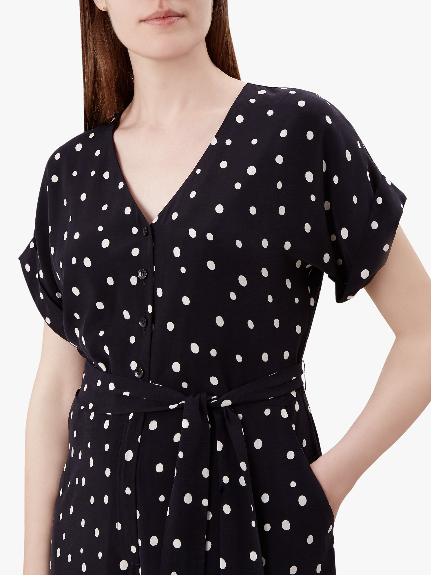 hobbs polka dot jumpsuit